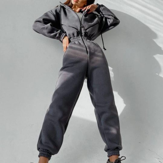 REBECCA - Functionele Dames Jumpsuit met Kap