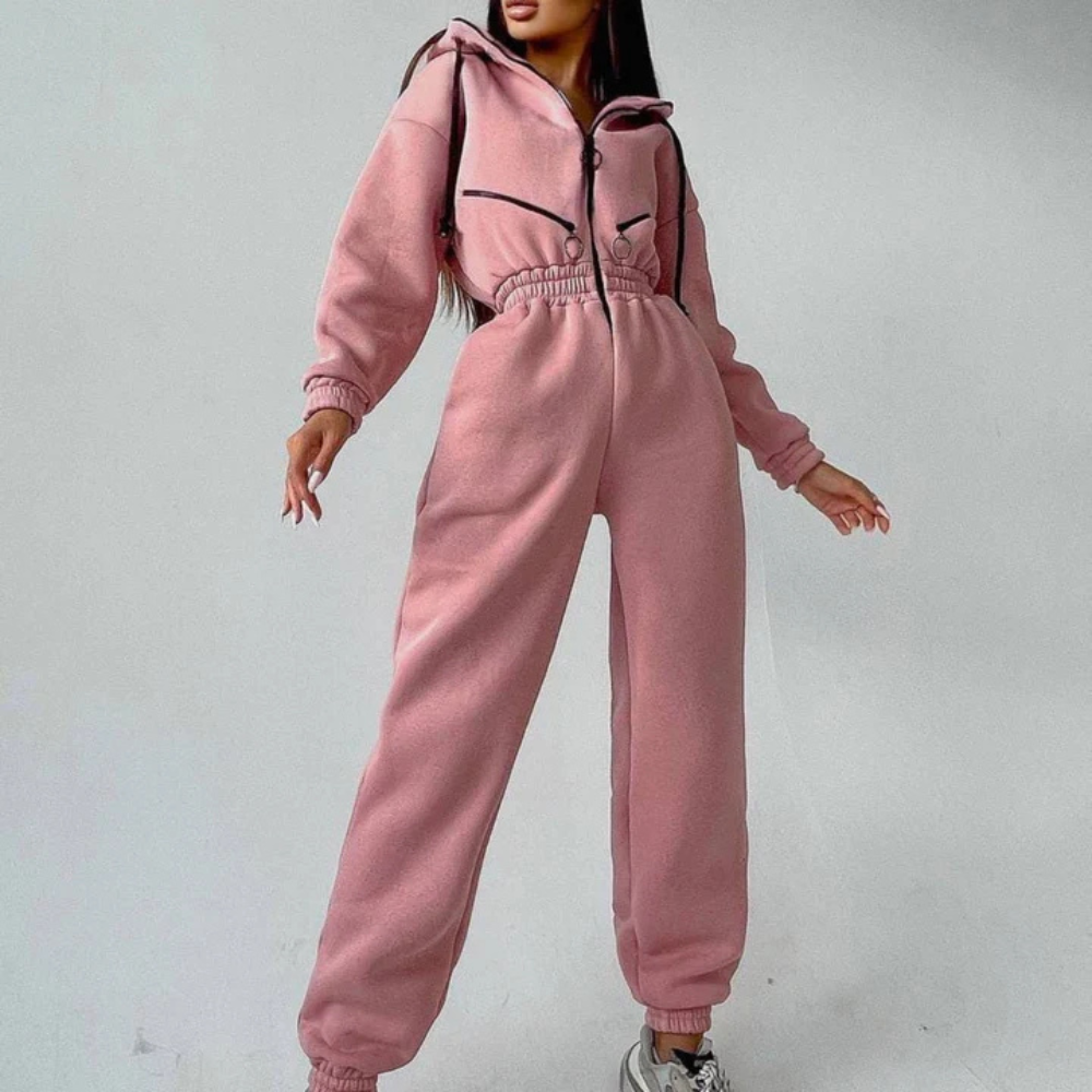 REBECCA - Functionele Dames Jumpsuit met Kap