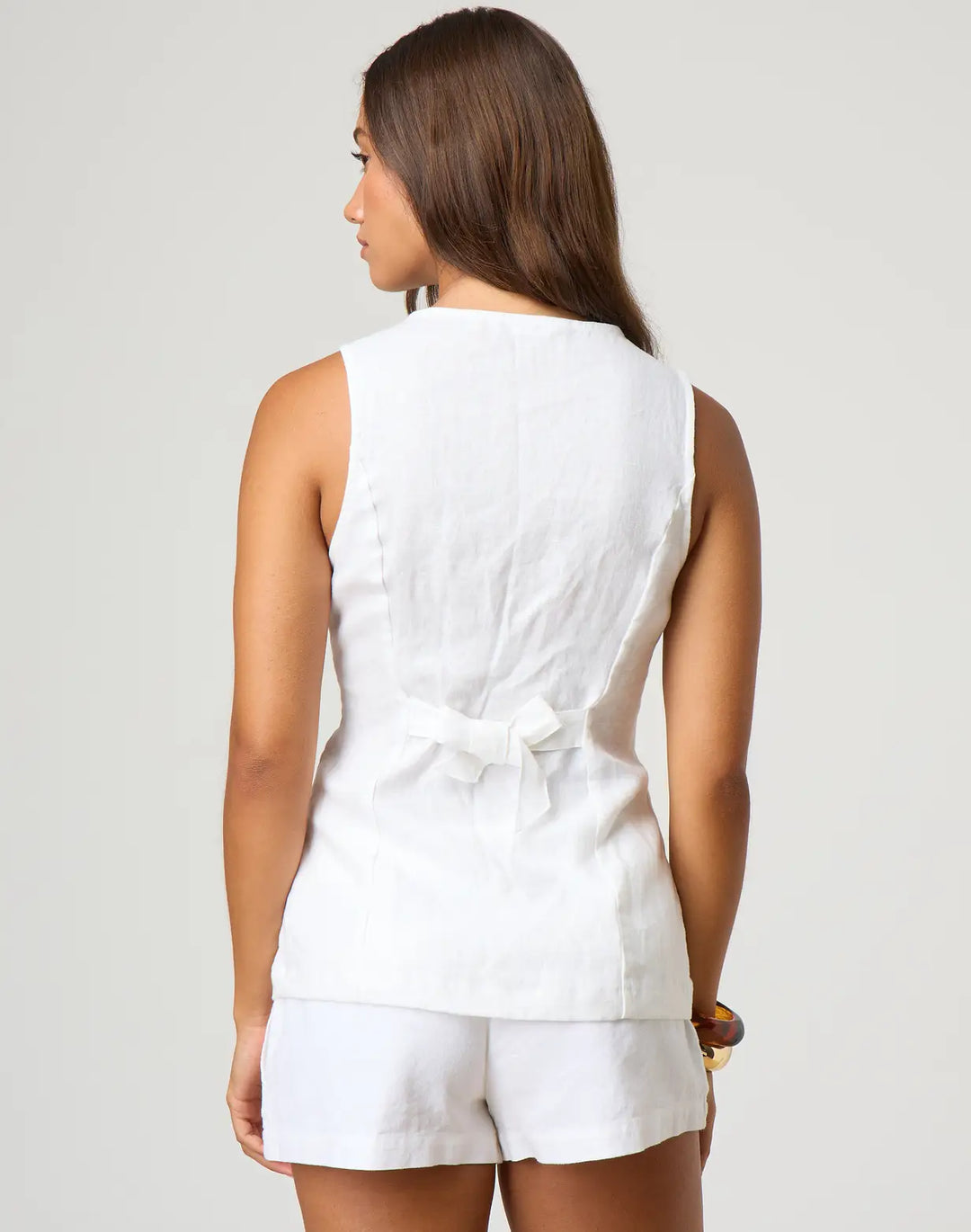 Isla - Linnen Blend Micro Shorts