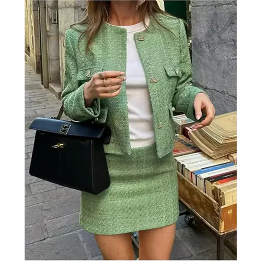 Dames | 2-delige Set | Blazer | Korte Rok | Stijlvol | Chic | Elegant