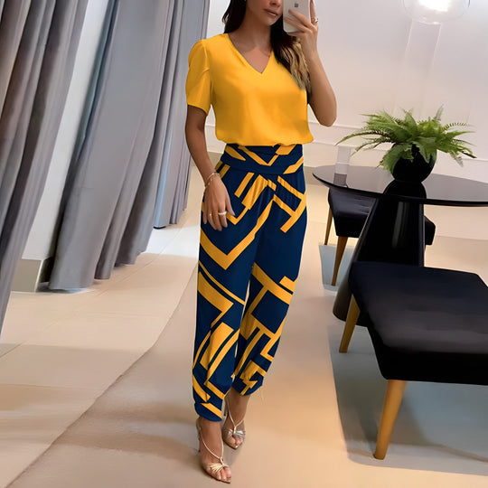 Galina - Stijlvolle Shirt en Broek Set