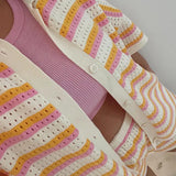 Fayelle - Casual Gestreepte Tweedelige Set