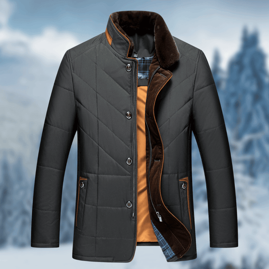 Manteau Long avec Fermeture Croisée pour Homme | Ideaal voor de Winter