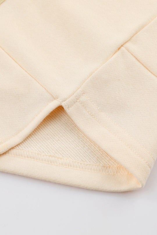 Trekkoord Geruite Lange Mouwen Hoodie | Casual Comfort | Praktisch met Zakken
