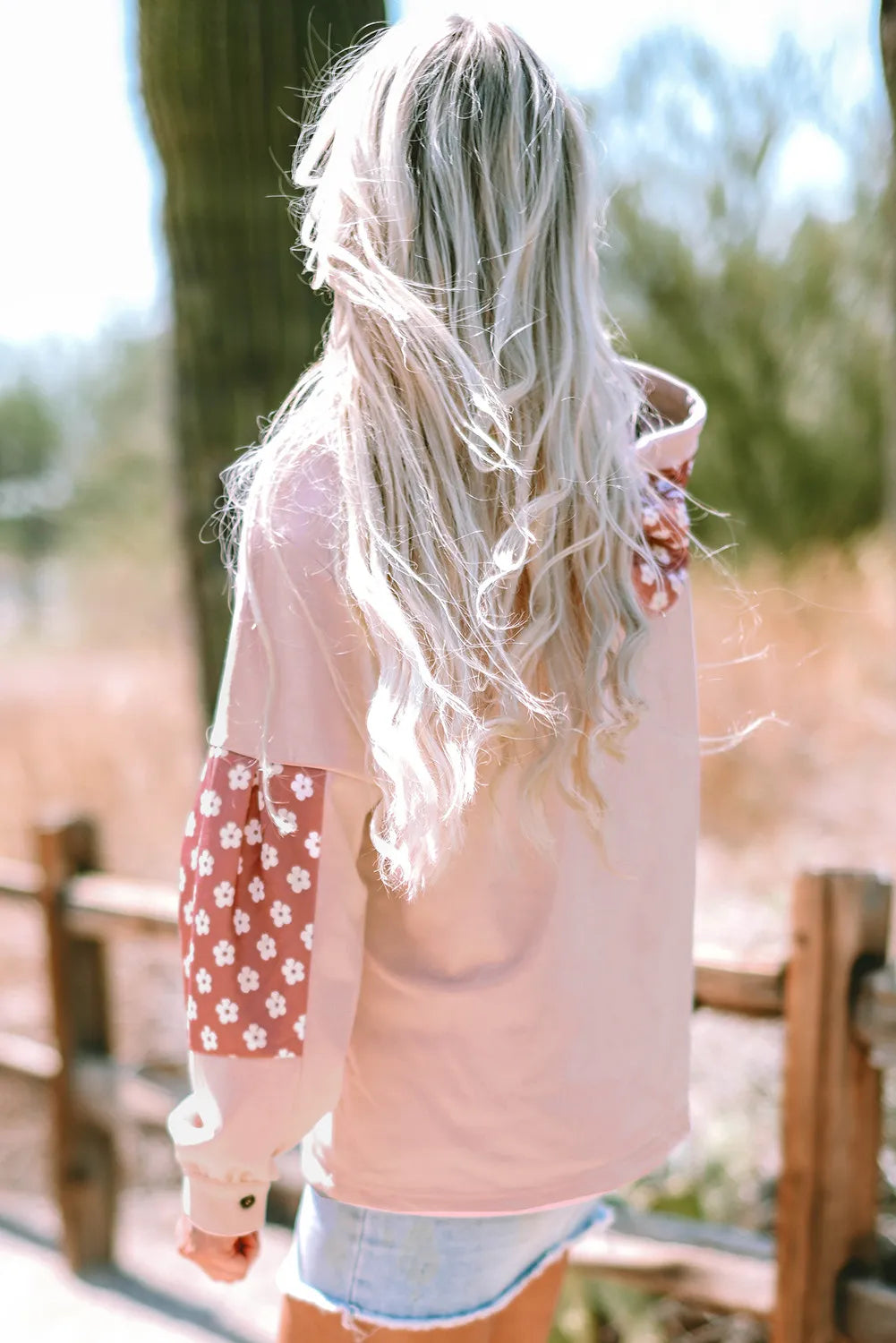 Trekkoord Ster Lange Mouw Hoodie | Casual & Comfortabel | Speelse Streetwear Look
