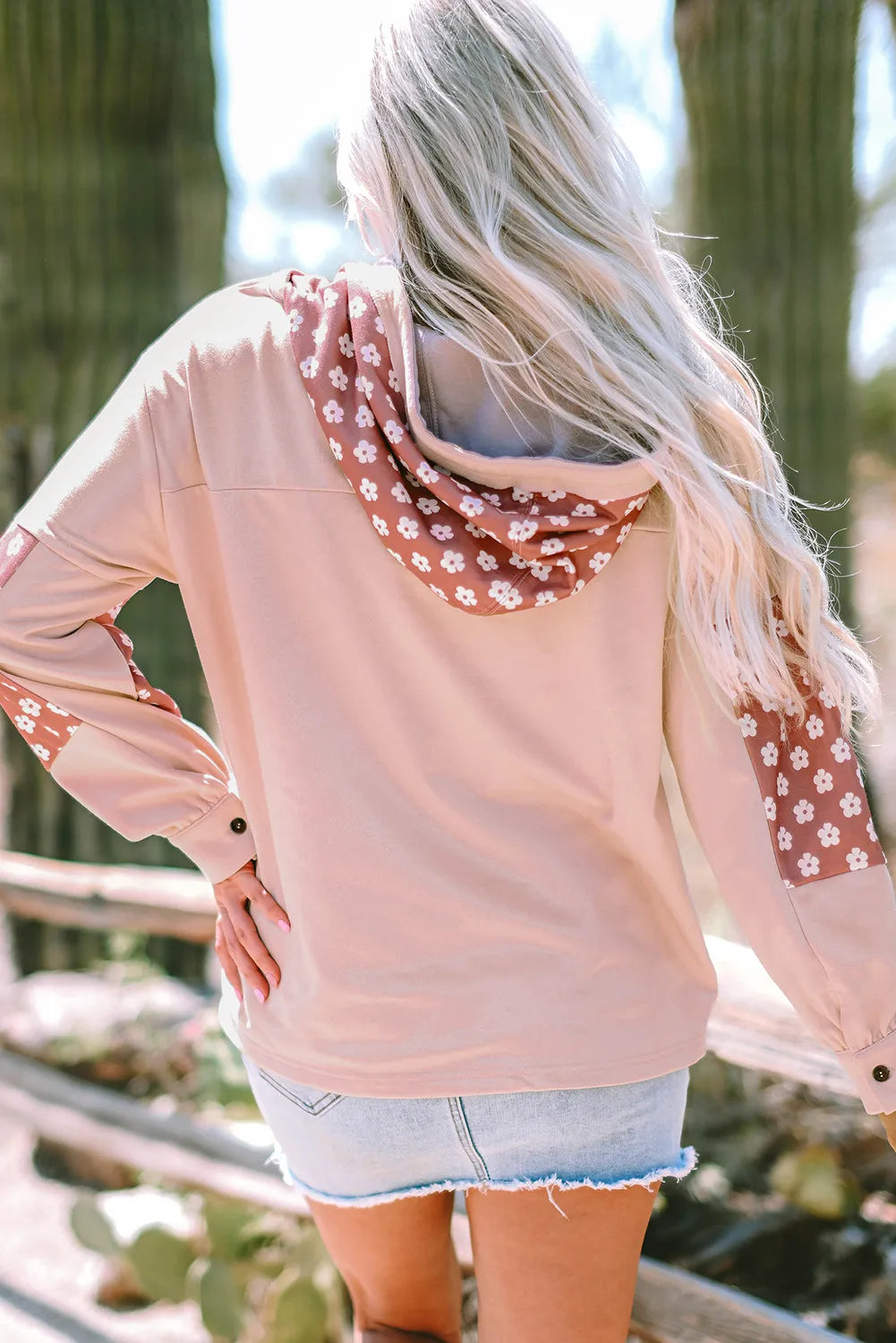 Trekkoord Ster Lange Mouw Hoodie | Casual & Comfortabel | Speelse Streetwear Look