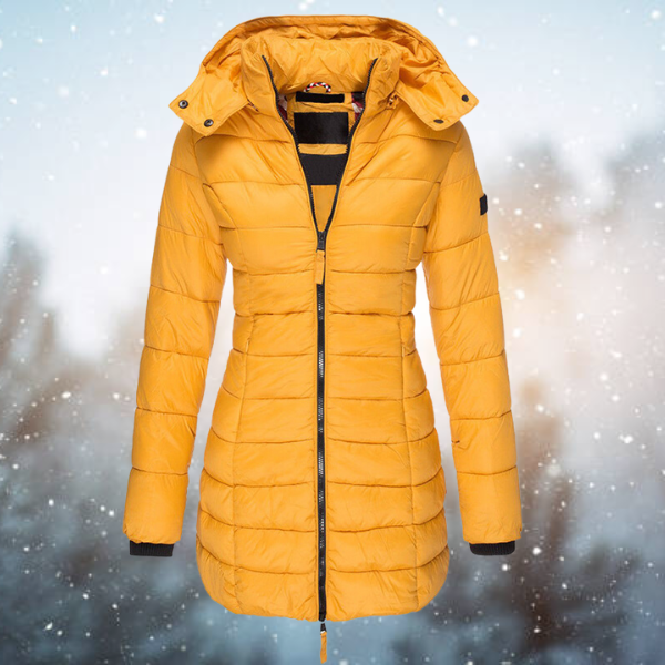 Dames Puffer Winterjas | Met Capuchon en Volledige Rits | Slanke Pasvorm