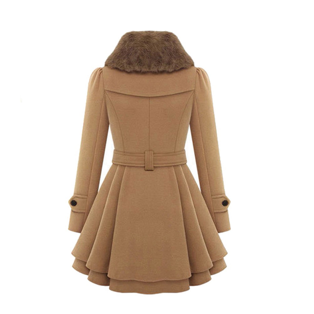 Dames Trenchcoat | Lange Winterjas | Getailleerde Pasvorm | Elegante Buitenlaag