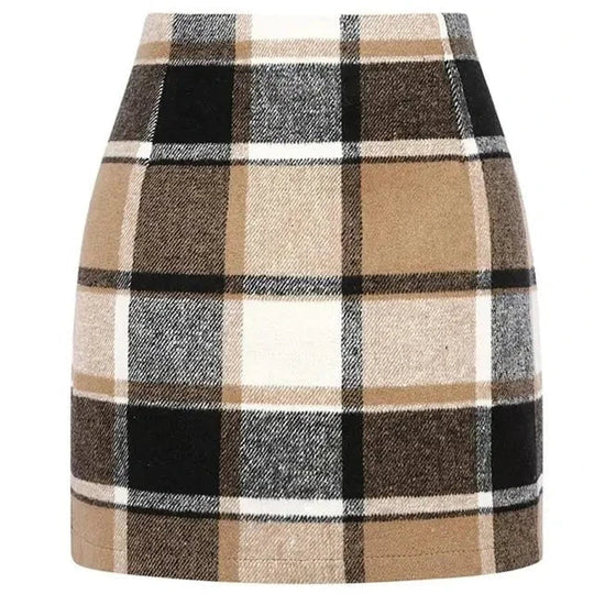 Dames Minirok | Ruitpatroon | Comfortabele Pasvorm | Trendy & Tijdloos