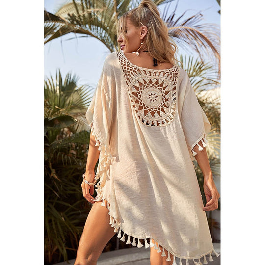 Boho Strandtunika met Ajuinen Dekolleté