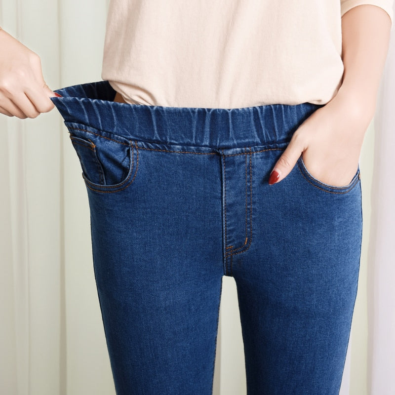 Flexibele dames slim fit jeans