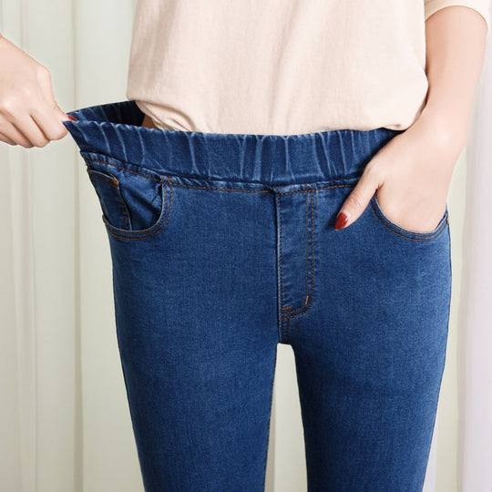Flexibele dames slim fit jeans