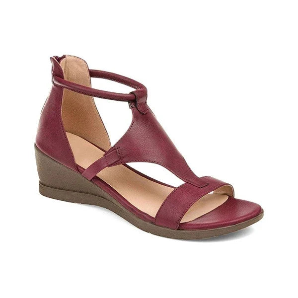 Dames Sandalen op Wedge met Verstelbare Bandjes