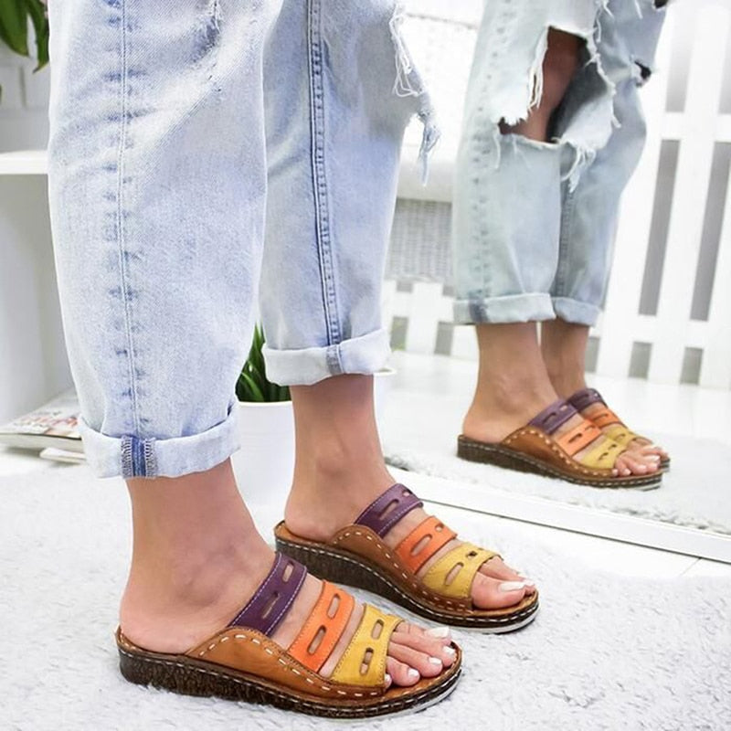 Kleurige Orthopedische Zomer Sandalen