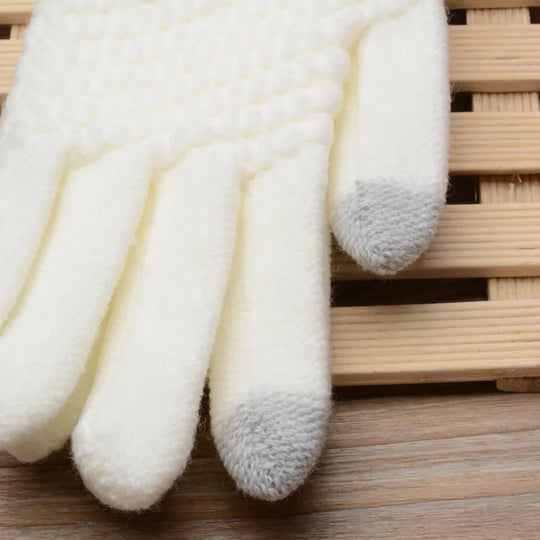 Winterhandschoenen met Textuurpatroon voor Dames | Ideaal voor Koude Dagen