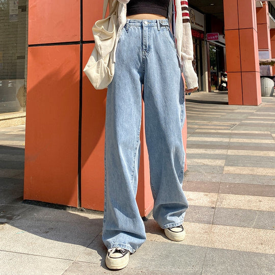 Baggy Jeans Dames met Hoge Taille