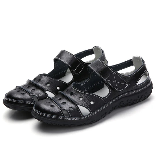 Dames Ortopedische Sandalen met Volledige Voorzijde en Verstelbare Bandjes