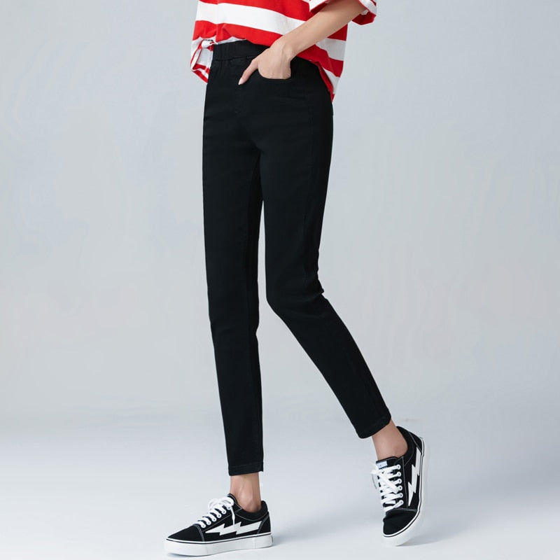 Flexibele dames slim fit jeans