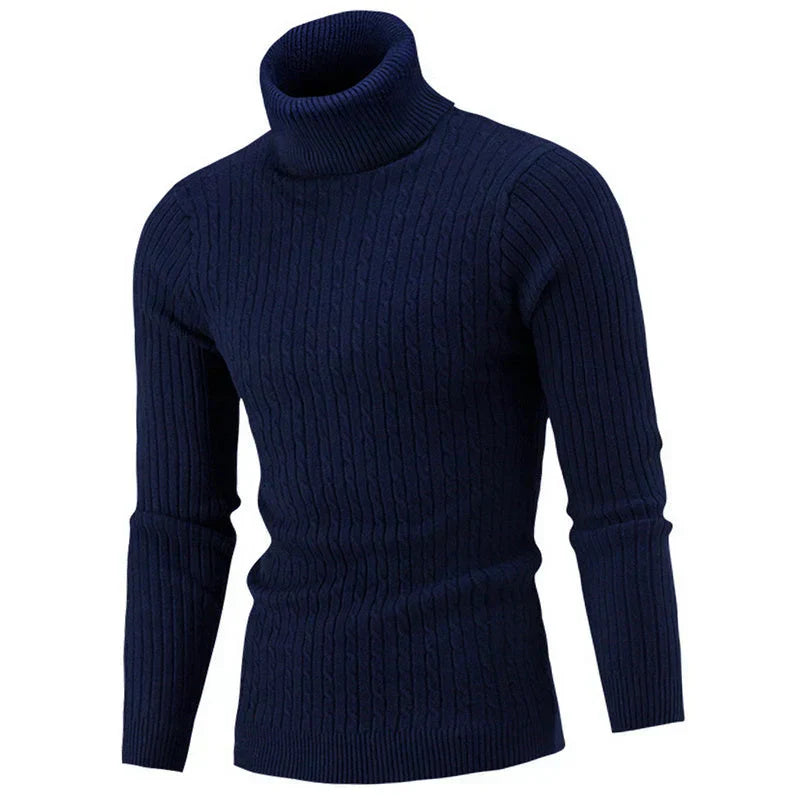 Heren Pullover met Col Roulé en Lange Mouwen | Ideaal voor de Winter