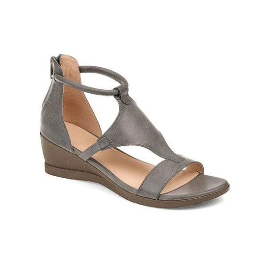Dames Sandalen op Wedge met Verstelbare Bandjes