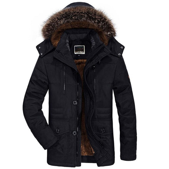 Gevoerde Jas met Kap voor Mannen | Ideaal voor Lente en Winter
