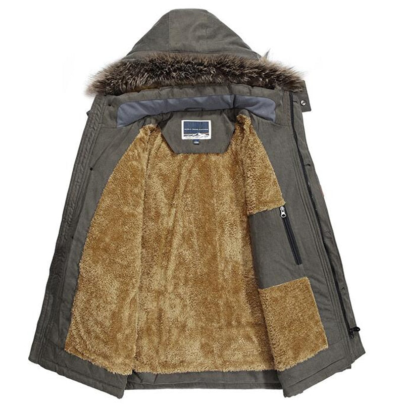 Gevoerde Jas met Kap voor Mannen | Ideaal voor Lente en Winter