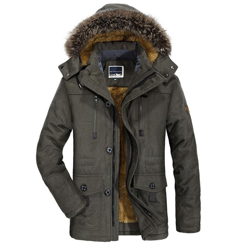 Gevoerde Jas met Kap voor Mannen | Ideaal voor Lente en Winter