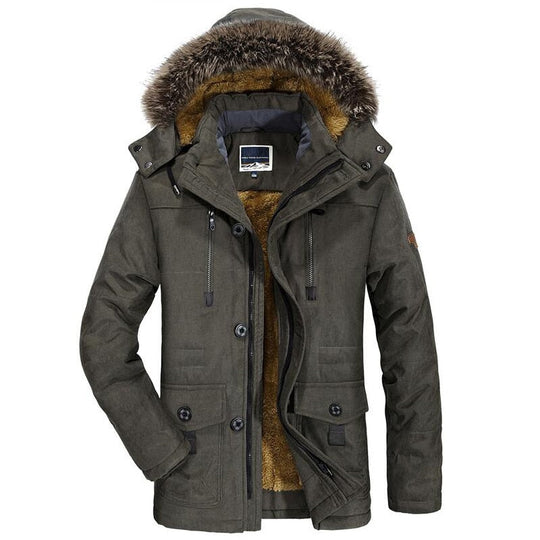 Gevoerde Jas met Kap voor Mannen | Ideaal voor Lente en Winter