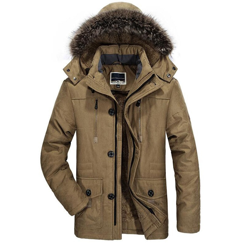 Gevoerde Jas met Kap voor Mannen | Ideaal voor Lente en Winter