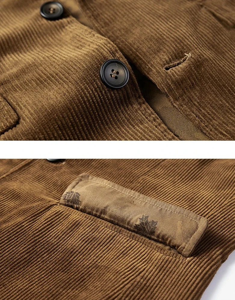 Austin | Cord-Blazer voor Heren – Klassieke Elegantie in Bruin