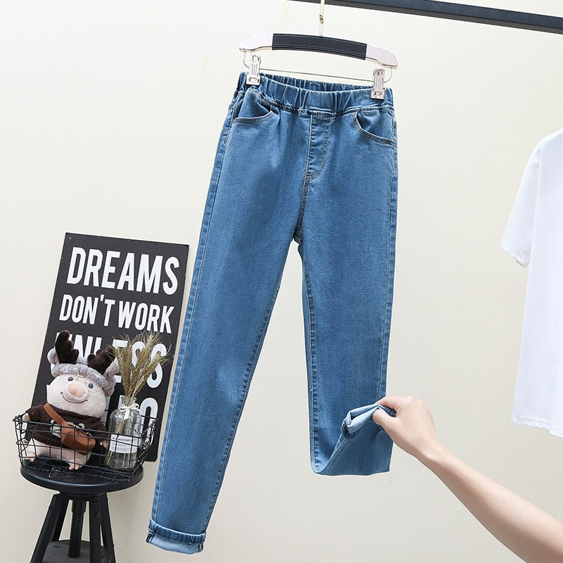 Damesjeans met Elastische Taille