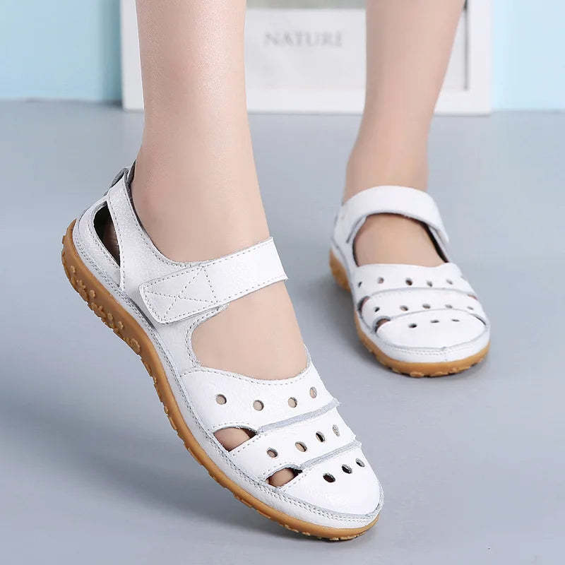 Dames Ortopedische Sandalen met Volledige Neus en Verstelbare Bandjes