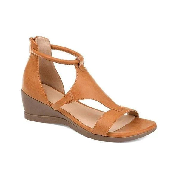 Dames Sandalen op Wedge met Verstelbare Bandjes