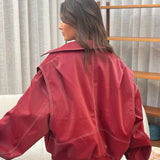 Scarlet Oversized Jacket