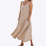 Blythe - Stijlvolle Zomerbries Dames Lange Jurk