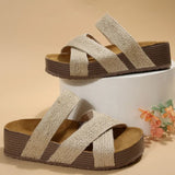 Bethany - Comfortabele Zacht-Gevlochten Dames Sandalen