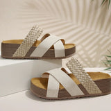 Bethany - Comfortabele Zacht-Gevlochten Dames Sandalen
