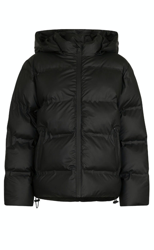 Zwarte Donsjack voor Dames | Met Capuchon