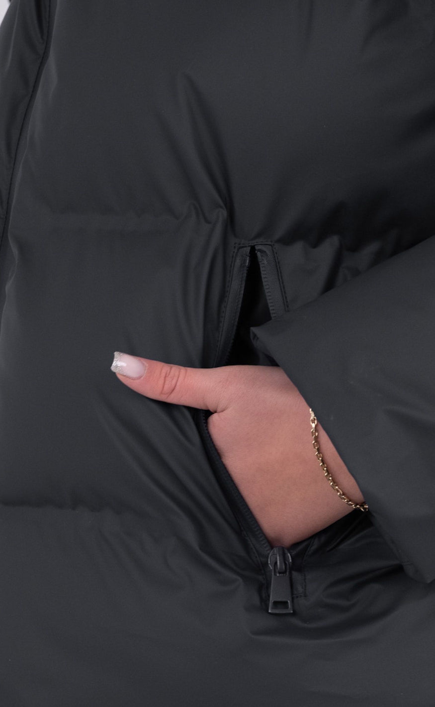 Zwarte Donsjack voor Dames | Met Capuchon
