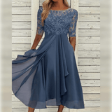 Melisande - Elegante Chiffon Jurk