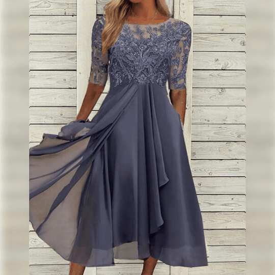 Melisande - Elegante Chiffon Jurk