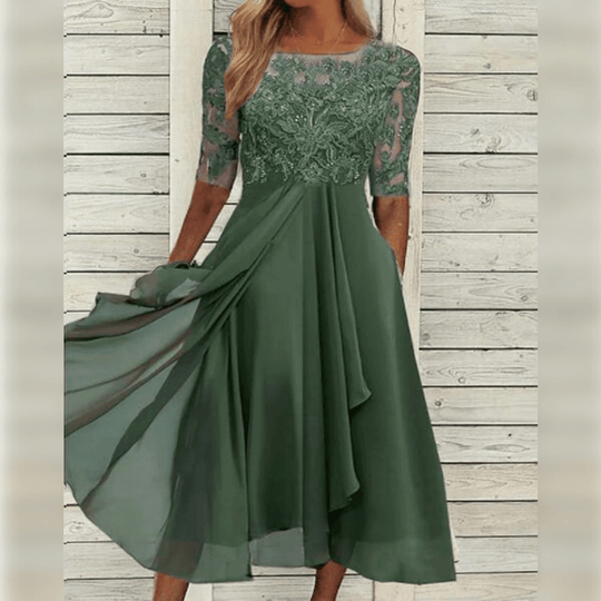 Melisande - Elegante Chiffon Jurk