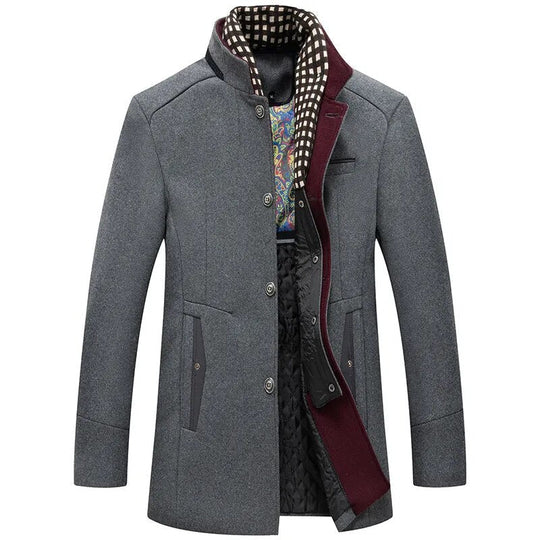 Heren Jas Aansluitend | Katoenmix & Moderne Snit | Herfst/Winter