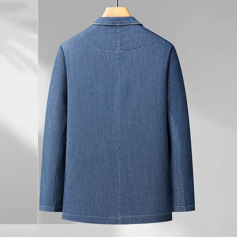 Francesco | Moderne Denim-Blazer voor Heren