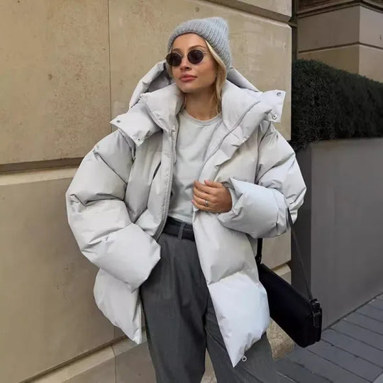 Helena | Dames Klassieke Winter-Pufferjacke | Warm