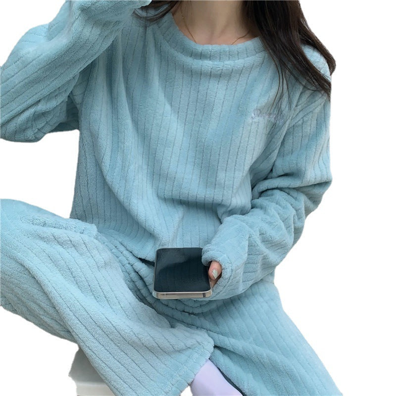 Vrouwen | Fleece Pyjama Set | Warm | Comfortabel | Huisoutfit