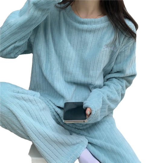 Vrouwen | Fleece Pyjama Set | Warm | Comfortabel | Huisoutfit