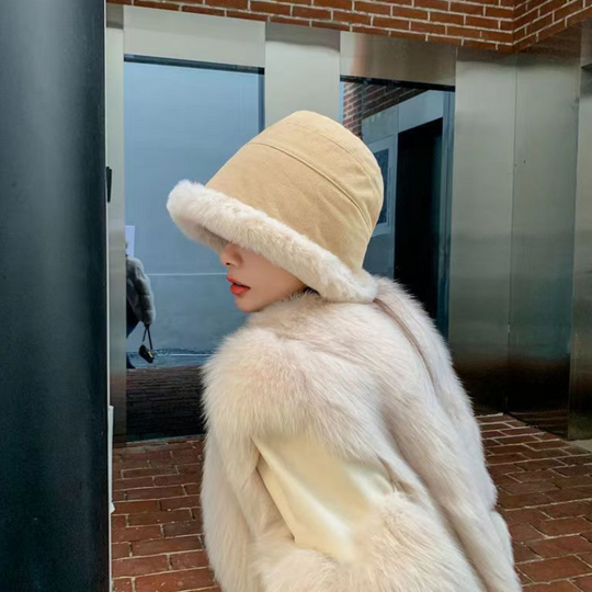 Bucket Hat met Zachte Rand voor Vrouwen | Ideaal voor de Winter