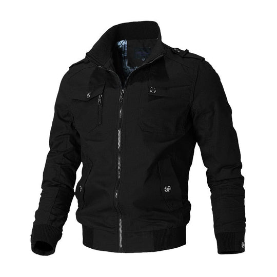 Lichte Bomberjack voor Mannen | Utilityzakken & Rits | Casual Streetwear
