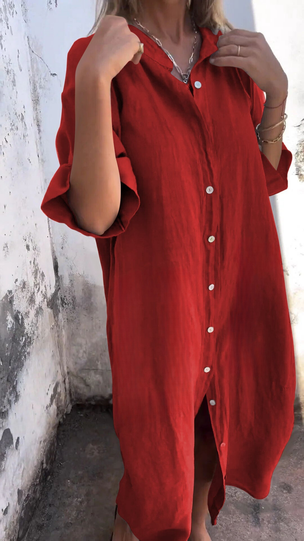 Ainsley - Moeiteloze Boho Elegantie Dames Zomerjurk